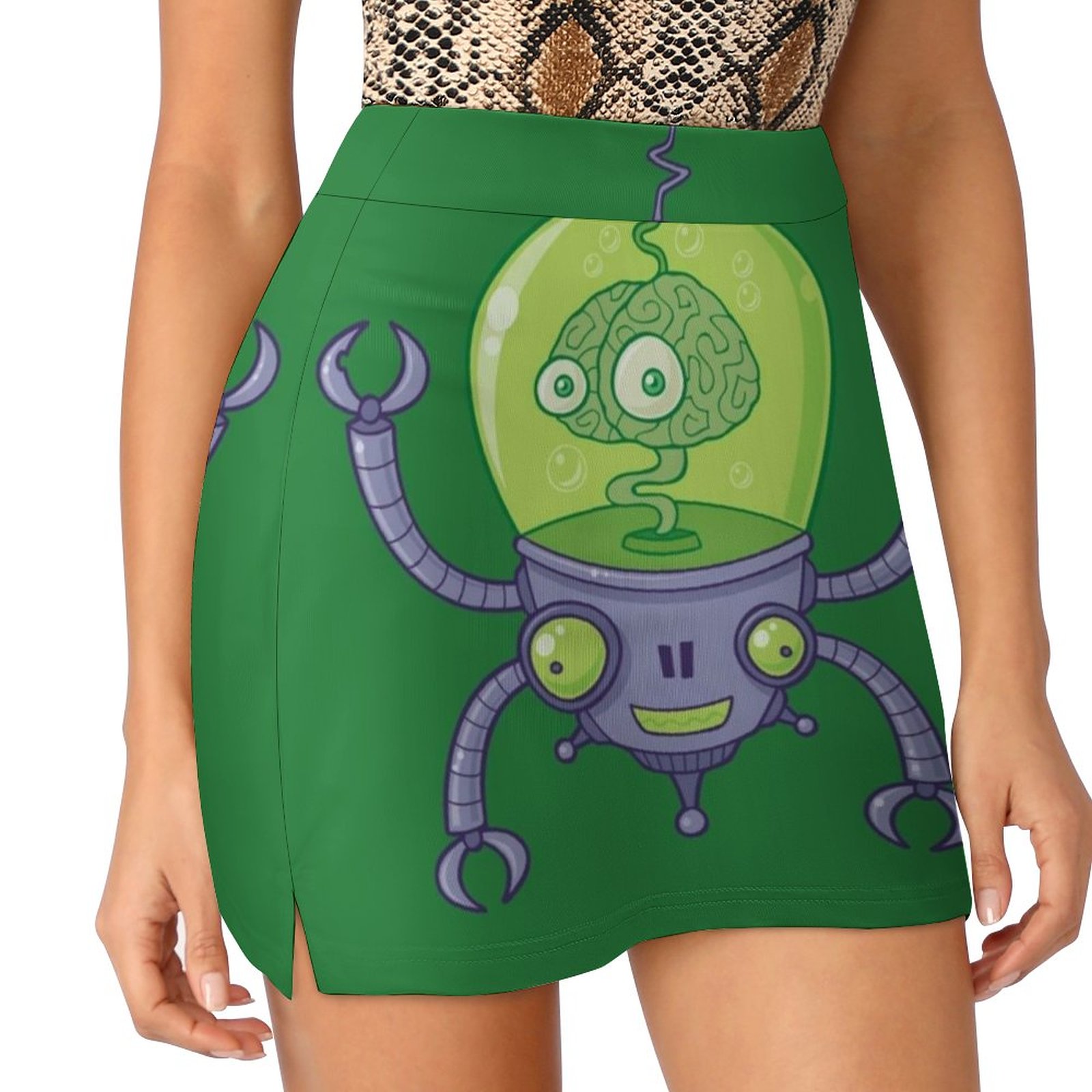 Women Fashion Vector - Brainbot Robot Beyin Kore Moda Etek