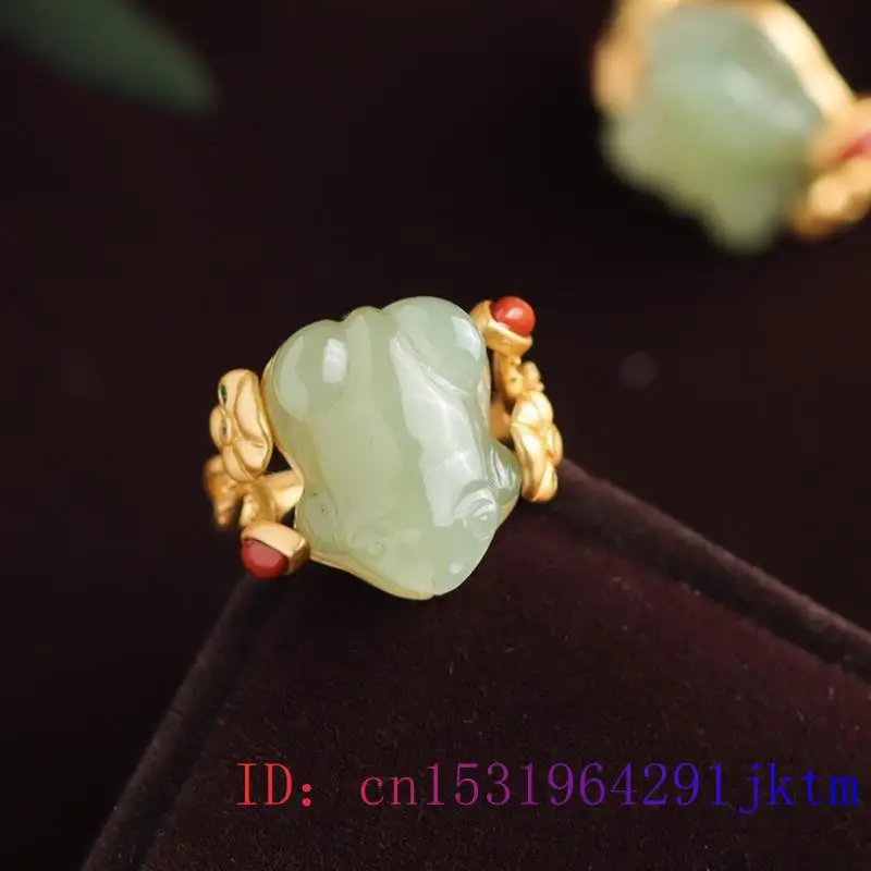 Yeşil yeşim kurbağa yüzük Char - Women Fashion Rings incelemesi ve fiyatı