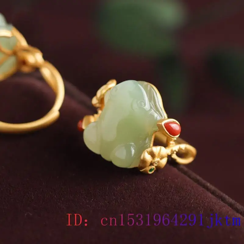 Yeşil yeşim kurbağa yüzük Char - Women Fashion Rings incelemesi ve fiyatı