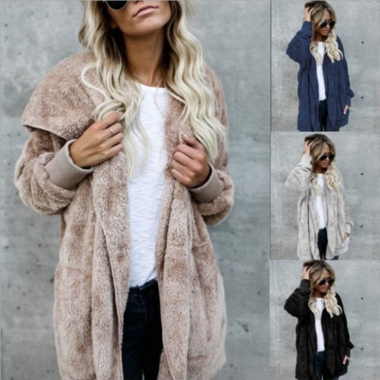 Sıcak Peluş Suni Kürk Ceket Çi - Sherpa Coat Women incelemesi ve fiyatı