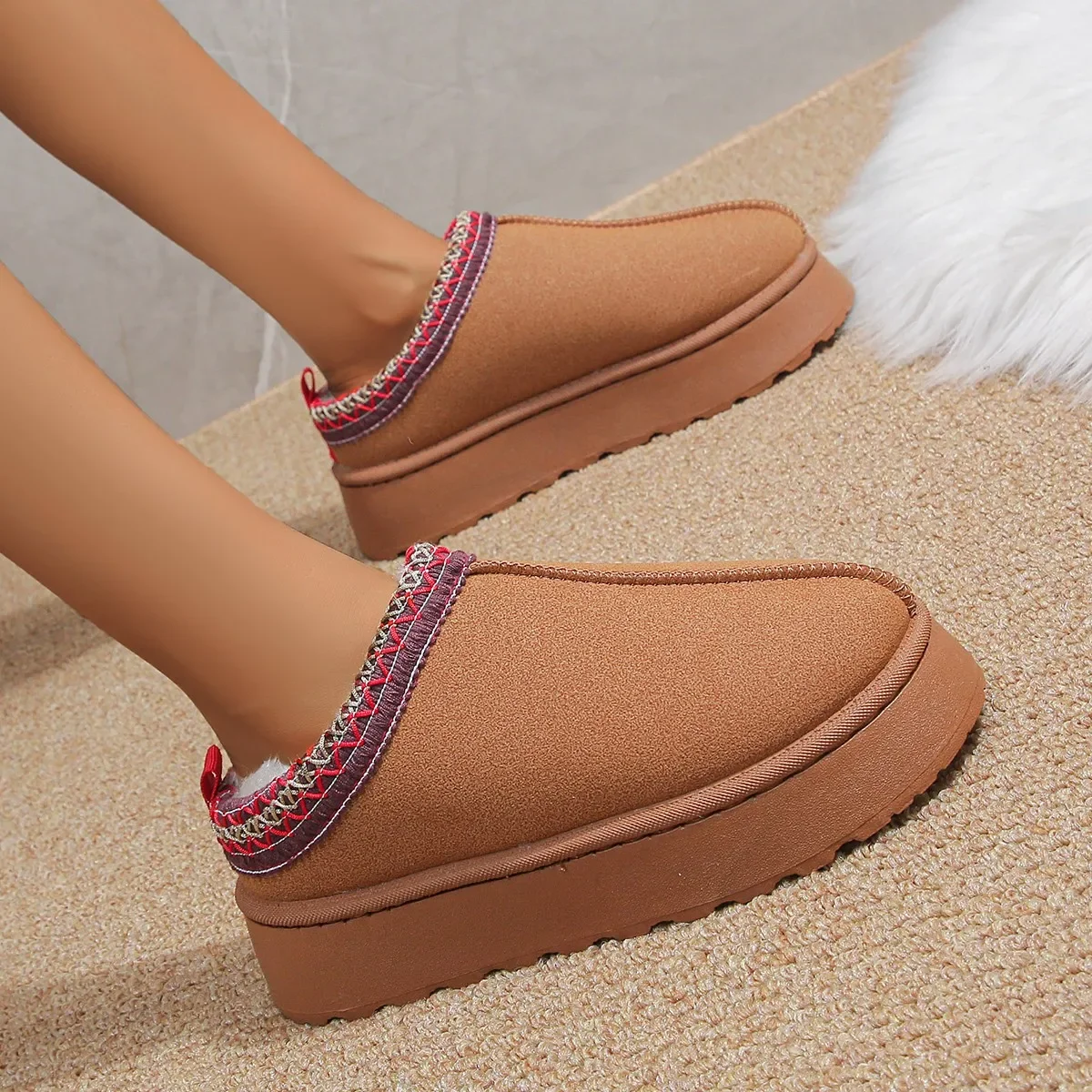 Yeni Ayak Bileği Daireler Plat - Women'S Fashion Ugg Boots incelemesi ve fiyatı