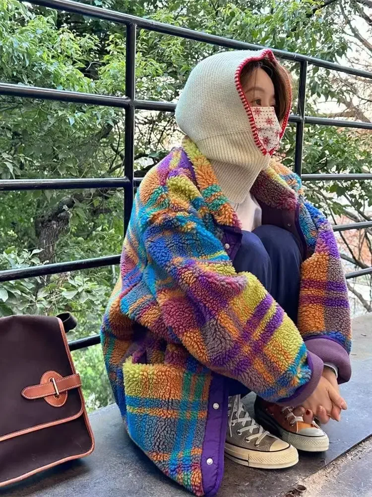 Kadın Ceket Polar Polar Ekose  - Sherpa Coat Women incelemesi ve fiyatı