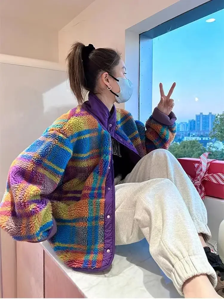 Kadın Ceket Polar Polar Ekose  - Sherpa Coat Women incelemesi ve fiyatı