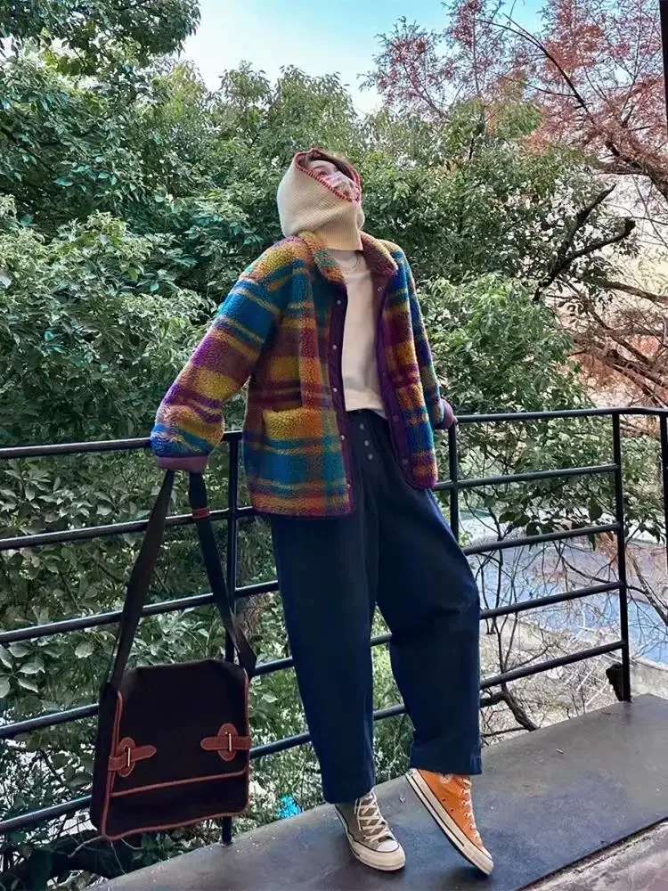 Kadın Ceket Polar Polar Ekose  - Sherpa Coat Women incelemesi ve fiyatı